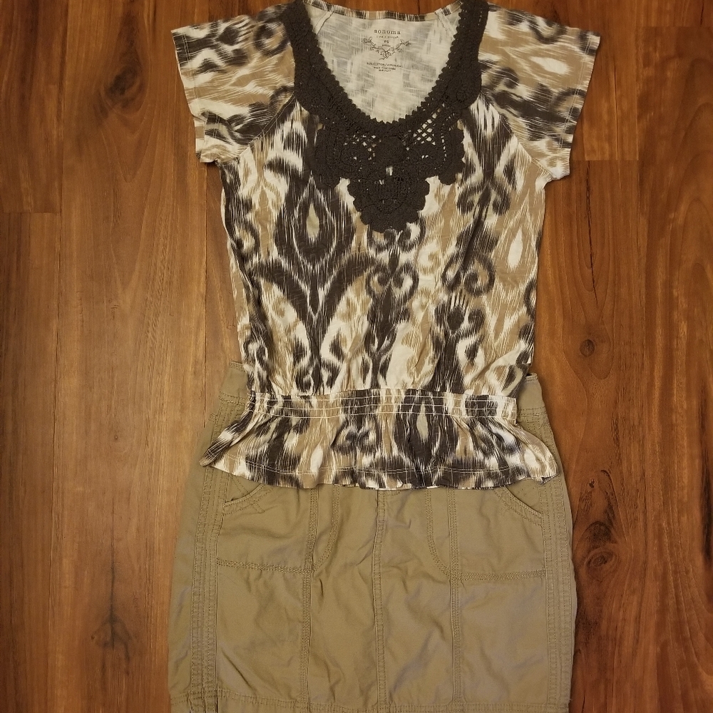 Sonoma skort outfit